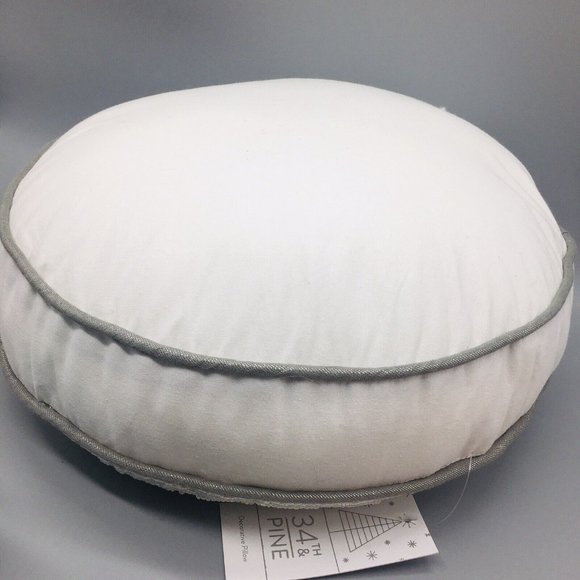 34th&Pine Silver Snowflake Beaded Sequins Accent Pillow Christmas Holiday 15" - Picture 10 of 10